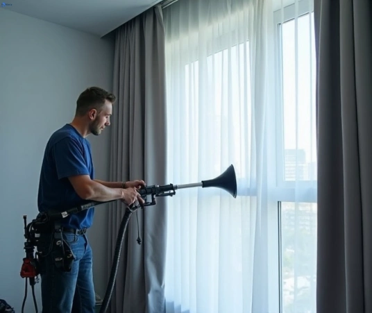 Professional commercial curtain cleaning process equipment Matty Curtain Cleaning breakwater-vic